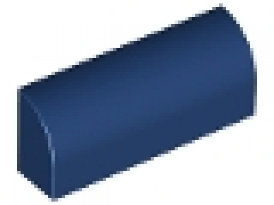 Stein mit Rundung 6191 dunkelblau 1 x 4 x 1