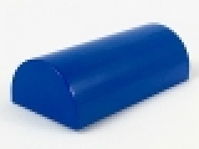 Stein mit Rundung 6192 blau 2 x 4 x 1