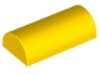 Stein mit Rundung 6192 gelb 2 x 4 x 1