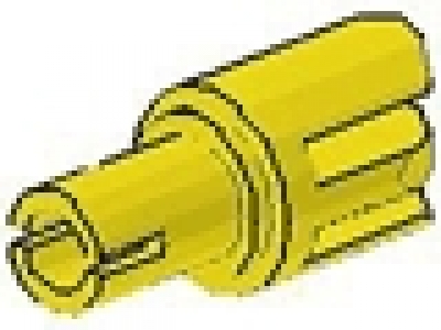 Lego Gelenkstück 3 Finger mit Pin, 6217 gelb