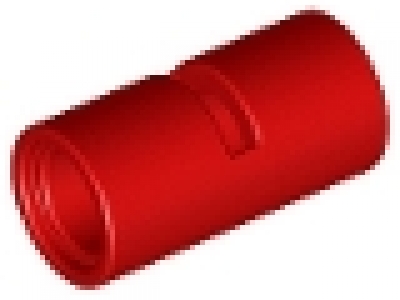 Technic, Pin Connector Round 2L with Slot (Pin Joiner Round) rot