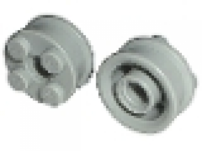 Wheel FreeStyle with Technic Pin Hole altes hellgrau, 6248