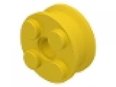 Wheel FreeStyle with Technic Pin Hole gelb, 6248