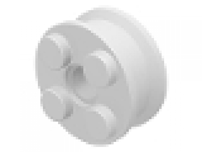 Wheel FreeStyle with Technic Pin Hole weiß, 6248