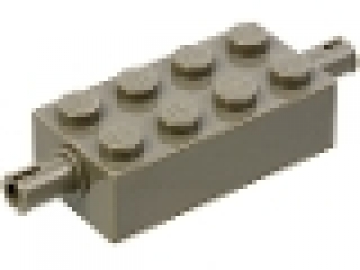 Technikstein 2x4 altes dunkelgrau 6249