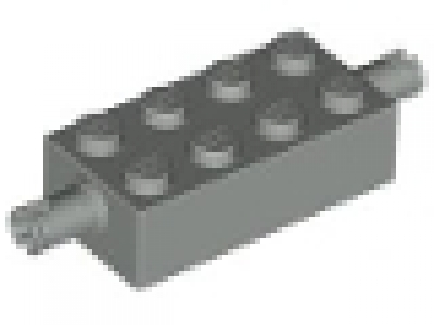 Technikstein 2x4 altes hellgrau 6249