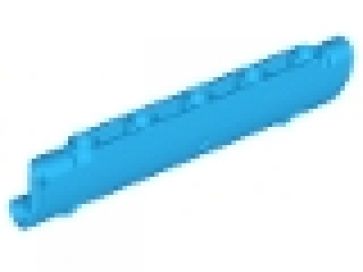 Lego Technic Panel Curved 11 x 3 with 2 Pin Holes through Panel Surface, dunkel arzure