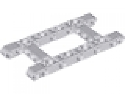 Technic, Liftarm 5 x 11 Open Center Frame Thick, neues hellgrau