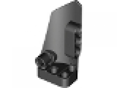 Technic, Panel Fairing # 4 Small Smooth Long, Side B, schwarz