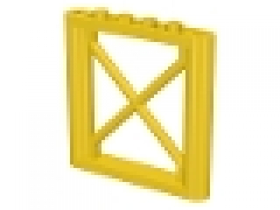 Stütze 1 x 6 x 5 gelb, 64448