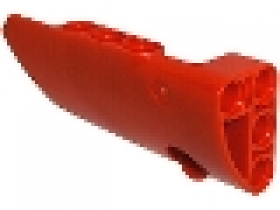 Lego Technic, Panel Fairing # 3 , Seite A, rot