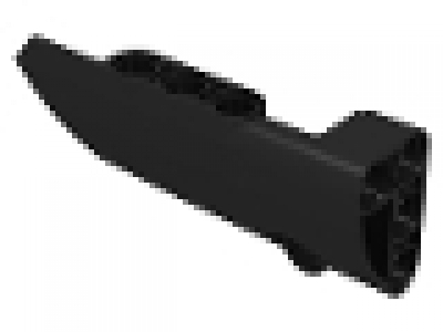 Lego Technic, Panel Fairing # 3 , Seite A, schwarz