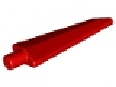 Minifigure, Weapon Sword, Spike Flexible 3.5L with Pin, rot, 64727