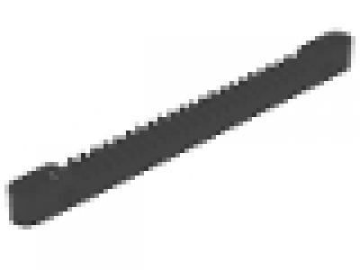 Zahnstangengetriebe  1x 13 schwarz