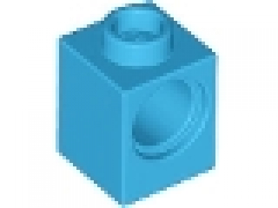 Lego Technikstein 1 x 1 x 1 mit Loch 6541 dunkelazure