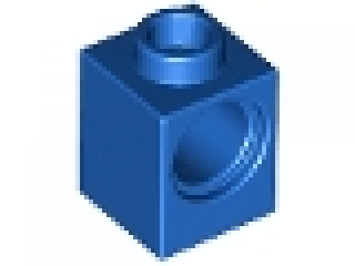 Lego Technikstein 1 x 1 x 1 mit Loch 6541 blau neu