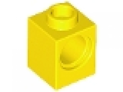 LegoTechnikstein 1 x 1 x 1 mit Loch 6541 gelb neu