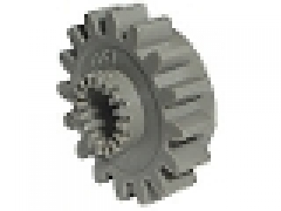 Lego Technic Zahnrad mit Kupplung 16 Zähne  altes dunkelgrau