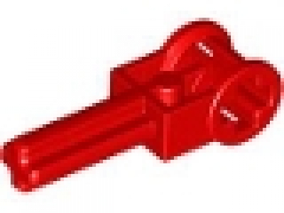 Lego Technic Pole Reverser Handle rot