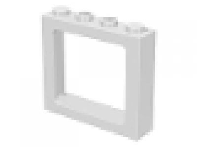 Fenster 1x4x3 weiß, 6556