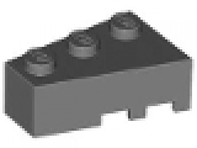 Keilstein links 2 x 3neues dunkelgrau 6565