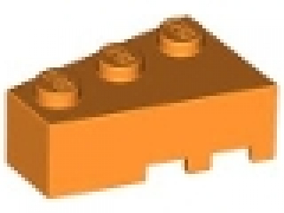 Keilstein links 2 x 3 orange 6565