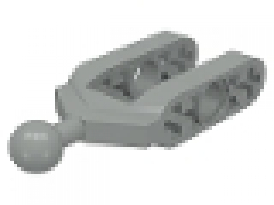 Lego Technic, Steering Knuckle Arm with Ball Joint altes hellgrau