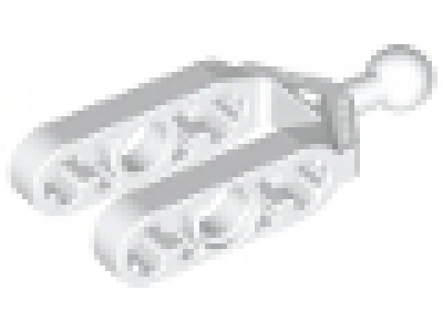 Lego Technic, Steering Knuckle Arm with Ball Joint weiß