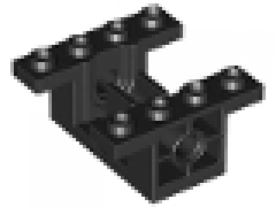 Lego Technikblock mit Führung schwarz