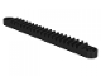 Lego Technic Zahnstangengetriebe mit Löchern 1x10 schwarz