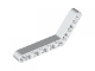 LEGO Technic Liftarm (gewinkelt) 1x9 ( 6 x 4) weiß