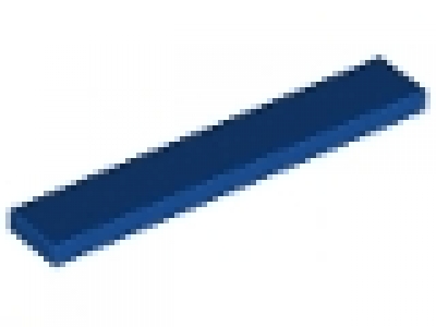 Lego Fliese 1 x 6 blauviolett 6636