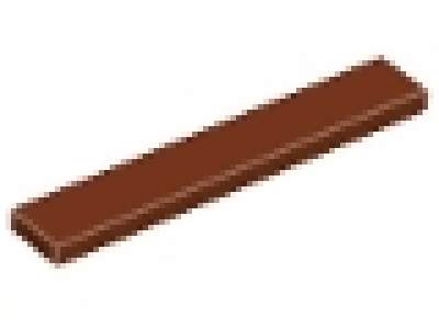 Lego Fliese 1 x 6 rotbraun 6636 neu