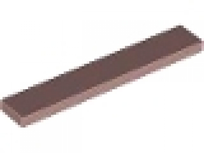 Lego Fliese 1 x 6 sandrot 6636