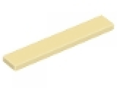 Lego Fliese 1 x 6 tan 6636