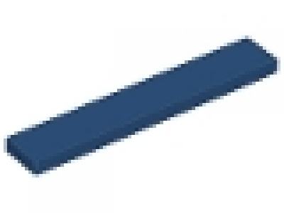 Lego Fliese 1 x 6 dunkelblau 6636