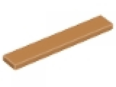 Lego Fliese 1 x 6 nougat 6636
