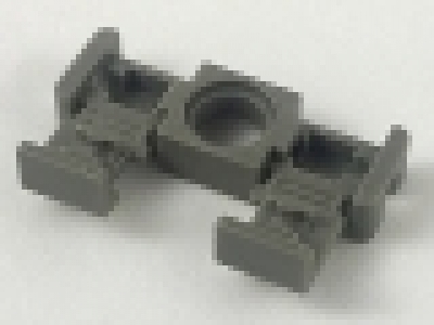 Technic, Flex Cable End Double, Pin Connection, altes dunkelgrau