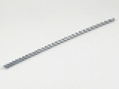 Hose, Rigid 3mm D. 19L / 15.2cm pearl hellgrau