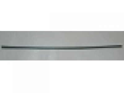 Hose, Rigid 3mm D. 23L / 18.4cm flat silver