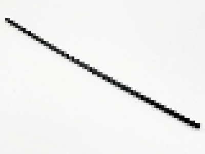 Hose, Rigid 3mm D. 24L / 19.2cm schwarz