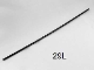 Hose, Rigid 3mm D. 29L / 23.2cm  schwarz
