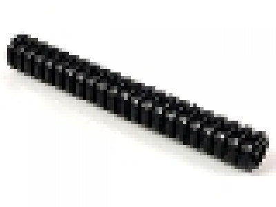 gerippter Schlauch 78c07 schwarz 5,6 cm