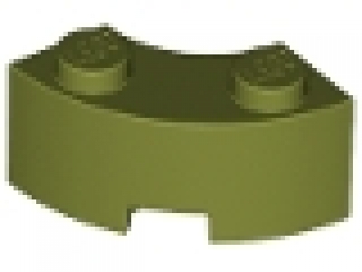 k 1/4 Kreisstein 85080 olivegrün 2 x 2 x 1