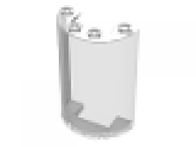 Halbzylinder 2x4x5 tr klar , 85941, wie neu