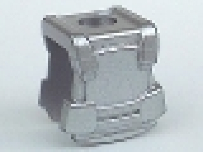 Armor Breastplate with Leg Protection metallic silber 85961