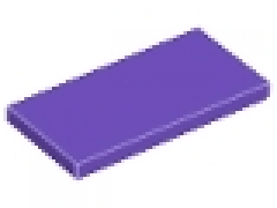 Lego Fliesen 2 x 4 dunkellila
