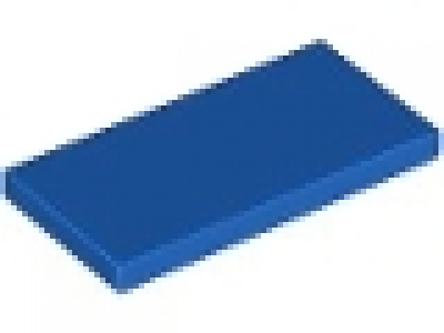 Lego Fliesen 2 x 4 blau