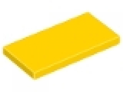 Fliese 2 x 4 gelb