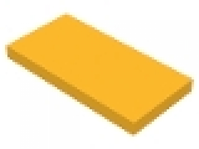 Lego Fliesen 2 x 4 hellorange